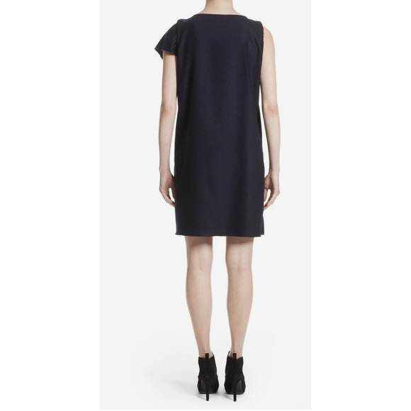 NWT FABIANA FILIPPI Navy Cashmere Wool Mollini Ruffle Dress Boho I 40  Ret$ 690 - Picture 7 of 7